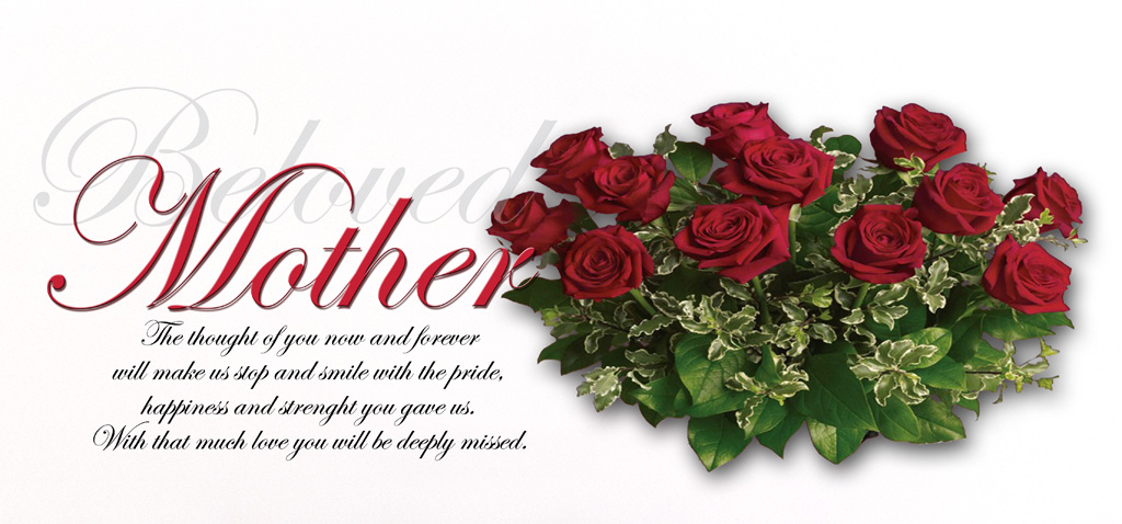 Beloved Mother (Red Roses) PROOF